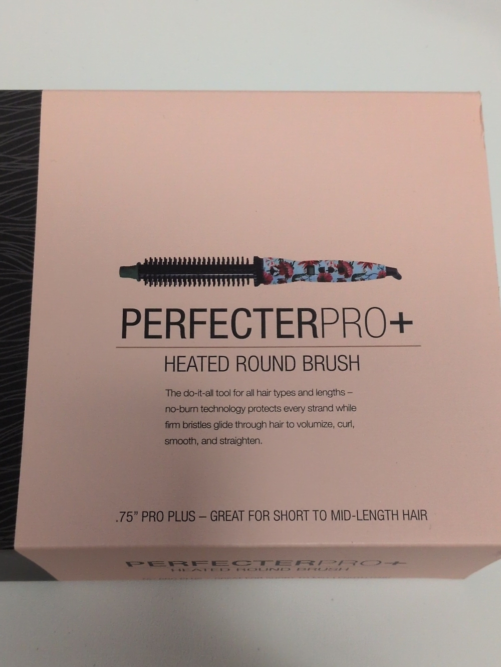 Calista Perfecter Pro Plus Heated Round Brush Professional Styling Blue Rose .75